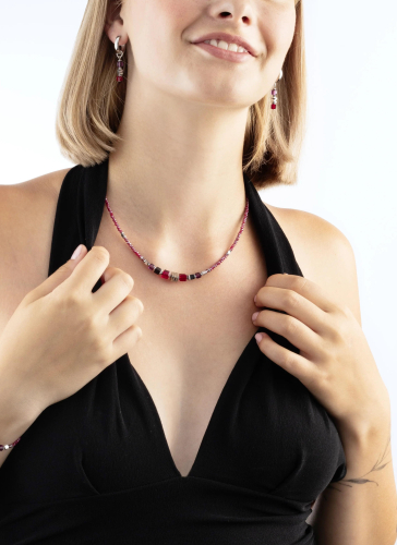 Фото Браслет Red-Silver Coeur de Lion 3044/30-0317