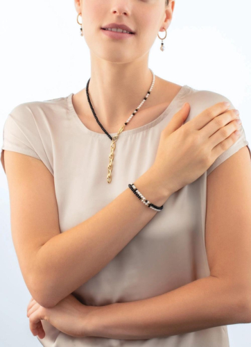 Фото Серьги Black-White Coeur de Lion 4311/21-1314