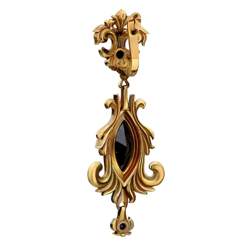 Фото Серьги Barocco Granato Fiore di Firenze OR190520 NERO