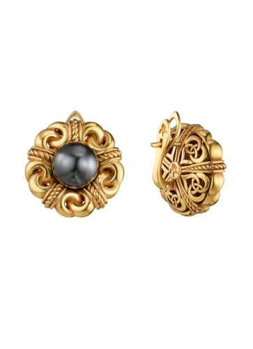 Фото Серьги Turbante Fiore di Firenze GOR001-26240 ANTRACITE 1029