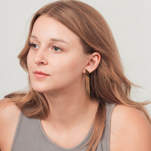 Серьги Fiore Luna AWE3004-G