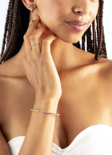 Фото Браслет Multicolour Rainbow-Gold 19 Coeur de Lion 0146/32-1535 19