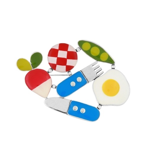 Фото Брошь Dinette TARATATA H25-09207-10M