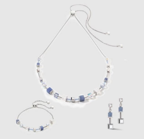 Фото Серьги Silver-blue Coeur de Lion 5074/21-0700