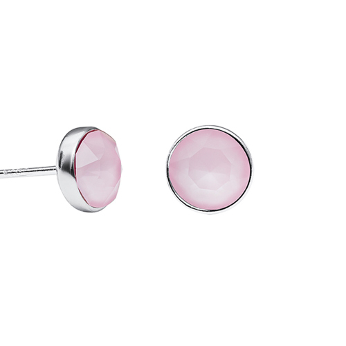 Фото Пусеты Crystal Powder Rose Kristal Fiore Luna SWE297 PR S