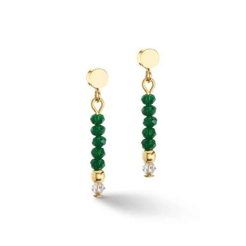 Фото Серьги Dark Green Coeur de Lion 2033/21-0521