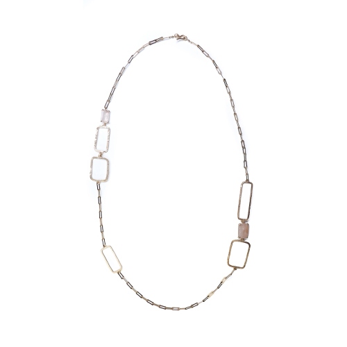 Фото Колье Estrosia с кристаллами  розовый ES-CLG60A
