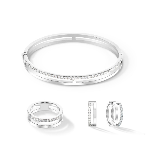 Фото Кольцо 19,1 Eternal Unity Bague argent-cristal Coeur de Lion 0136/40-1817