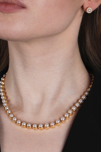 Фото Колье Silver/Gold Uvelina SW00 0030G-01N