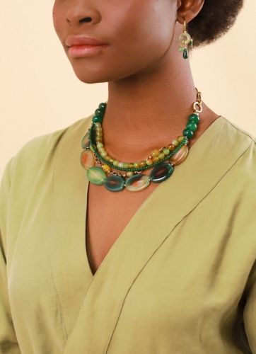 Фото Колье Agata verde Nature Bijoux NB24.1-15CP42940