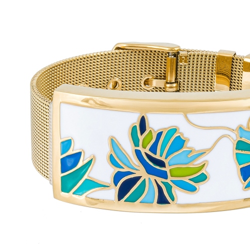 Браслет на металлическом ремешке Fiore Luna CB13600-21