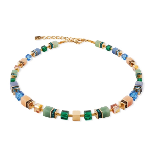 Фото Колье Green-Blue-Peach Coeur de Lion 3039/10-0551