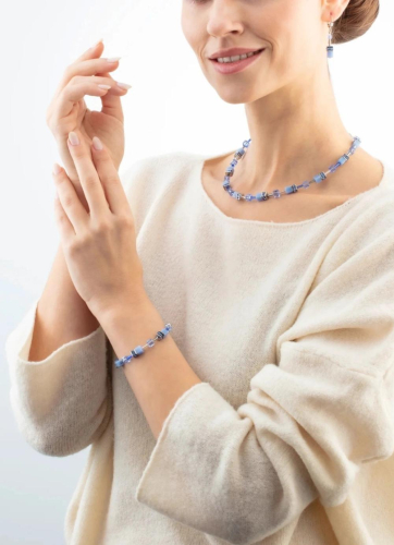 Фото Колье Blue-Silver Coeur de Lion 4020/10-0717