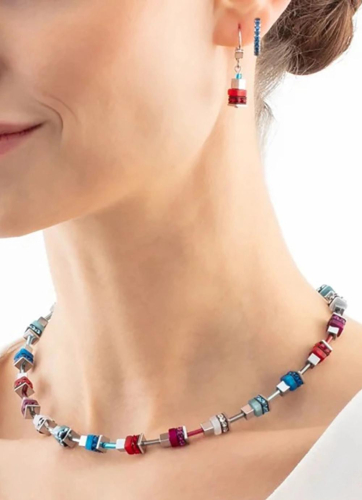 Фото Серьги Hoop Blue-Silver Coeur de Lion 0146/23-0717