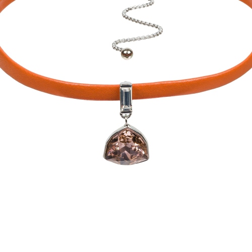 Фото Колье Vintage Rose / Orange Leather Kristal Fiore Luna B2110SW-N06.5 R/S