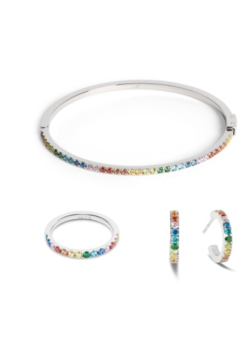 Фото Кольцо Multicolor Silver 16.5 мм Coeur de Lion 0129/40-1517 52