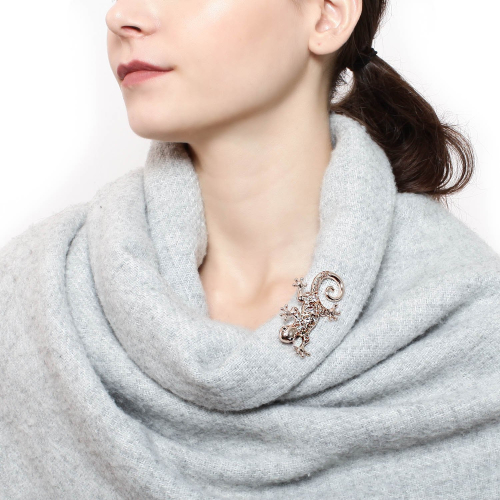 Брошь Ящерка