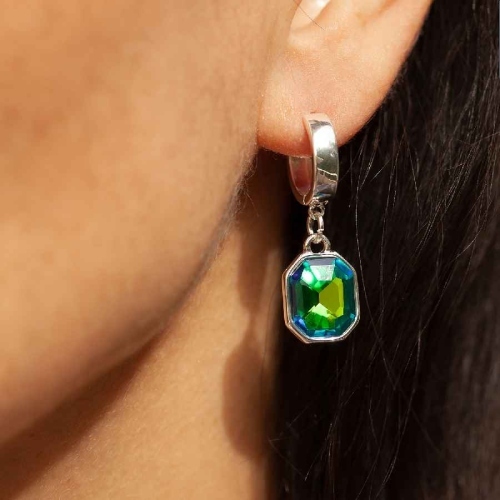 Фото Серьги Virtual Green Elegia Fiore Luna LE6115 S