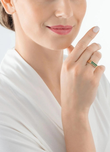 Фото Кольцо Green-Gold Coeur de Lion 0133/40-0549 54