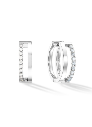 Фото Серьги Crystal-Silver Coeur de Lion 0136/21-1817