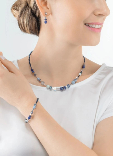 Фото Колье Blue-Silver Coeur de Lion 4351/10-0717