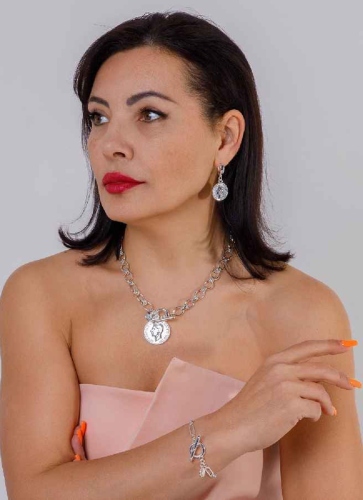 Фото Серьги With a coin Fiore Luna Classic Fiore Luna AL4545 S