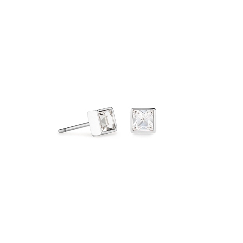 Фото Серьги Crystal-Silver Coeur de Lion 0501/21-1817