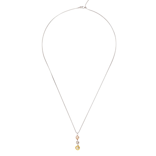 Фото Колье Gray colors (Crystal, Grey, Black diamond) Kristal Fiore Luna B2101SW-N01.3 BW/MIX