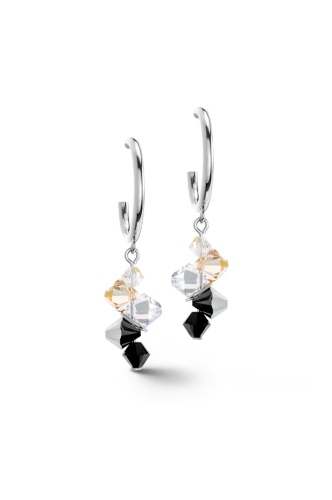 Фото Серьги Black-Crystal  Coeur de Lion 4639/21-1318