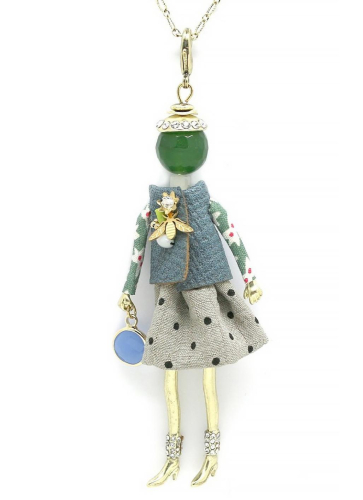 Фото Подвеска Miamelie кукла Владлена в юбке в горошек