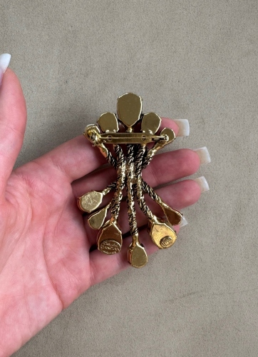 Фото Брошь "Хромосомы" Claudio Canzian CC00211106 violet