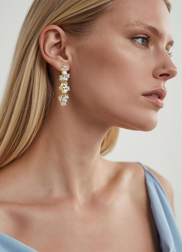 Фото Серьги MAYHEM SG CRYSTAL / WHITE PEARL DYRBERG/KERN 480042