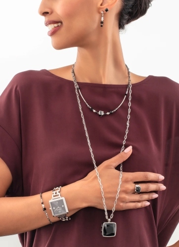 Часы Silver-Dark Grey Coeur de Lion 7670/74-1724