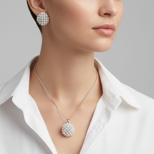 Комплект колье+серьги Fiore Luna SG208407E-001 S