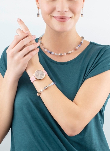 Фото Колье Light blue-Beige Coeur de Lion 4905/10-0738