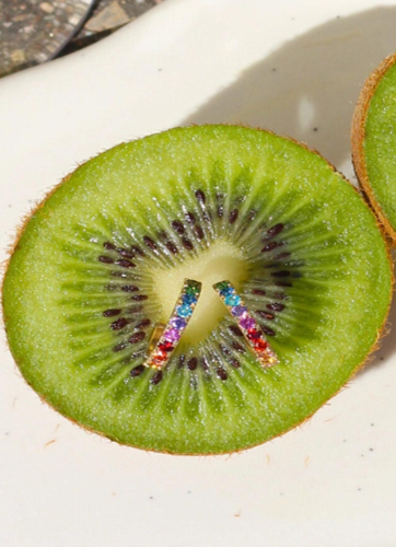 Фото Серьги Multicolour Rainbow-Gold Coeur de Lion 0146/23-1535