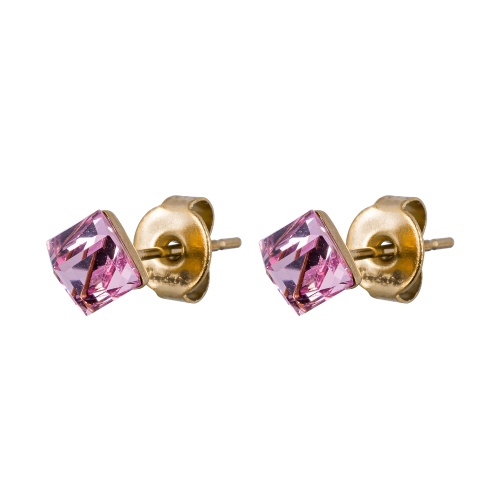 Фото Пусеты Crystal Pink Fiore Luna Classic SWE0127/1 P G