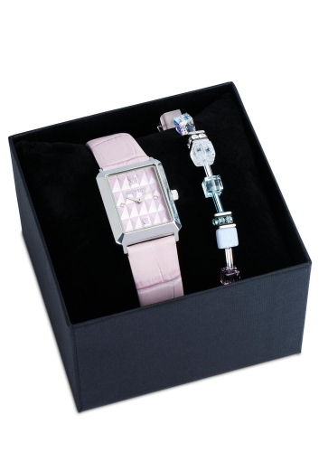 Комлпект Coeur de Lion Часы Rose + Браслет Pink Lilac 7670/53-1917