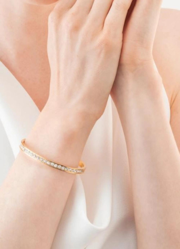 Фото Браслет Crystal-Gold 17 см Coeur de Lion 0131/33-1816