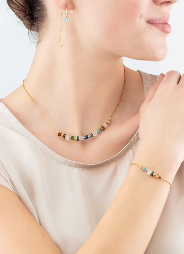 Фото Колье Multicolour Gold Coeur de Lion 5076/10-1516