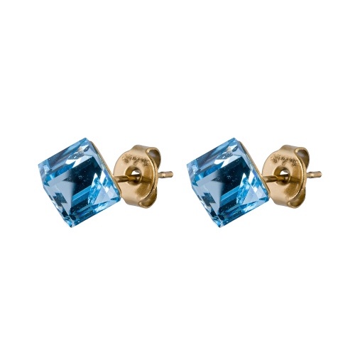 Фото Пусеты Crystal Sky Blue Fiore Luna Classic SWE0127/2 SB G