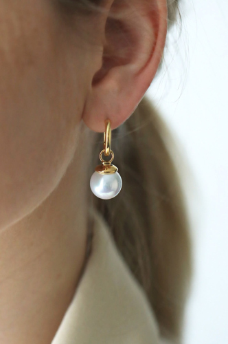 Фото Серьги Silver/Gold Uvelina MG00 0010G-01E