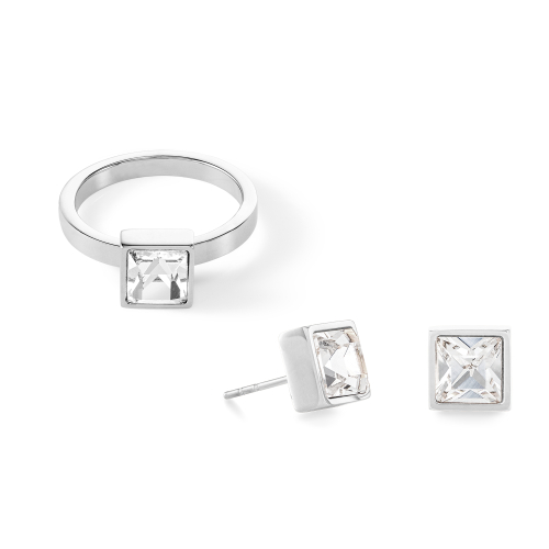 Фото Серьги Crystal-Gold Coeur de Lion 0500/21-1817