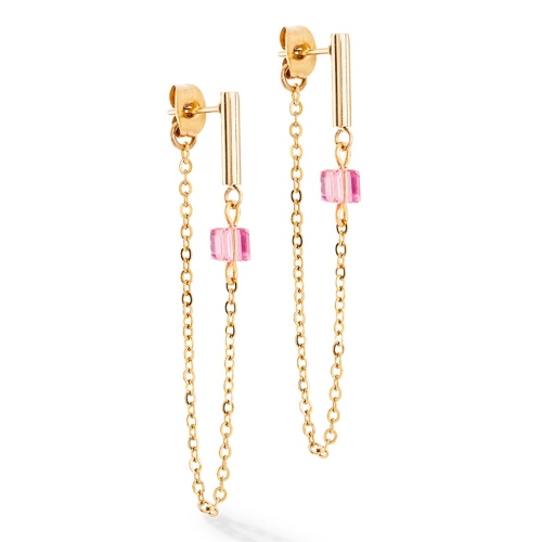 Фото Серьги Rose-Gold Coeur de Lion 5076/21-1916