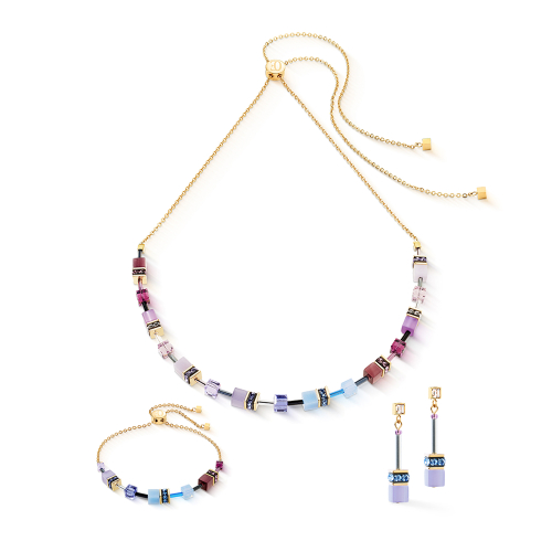 Фото Серьги Purple-Blue Coeur de Lion 3030/21-0807