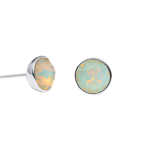Фото Пусеты Light Grey Opal Kristal Fiore Luna SWE298 LGO S