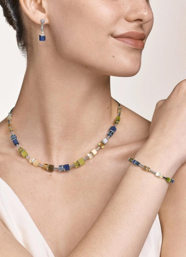 Фото Серьги Blue-Brown-Olive Coeur de Lion 5020/21-0750