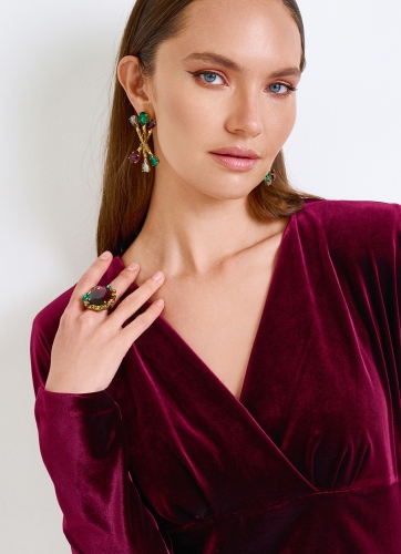 Фото Серьги "Хромосомы" Claudio Canzian CC00202133 green