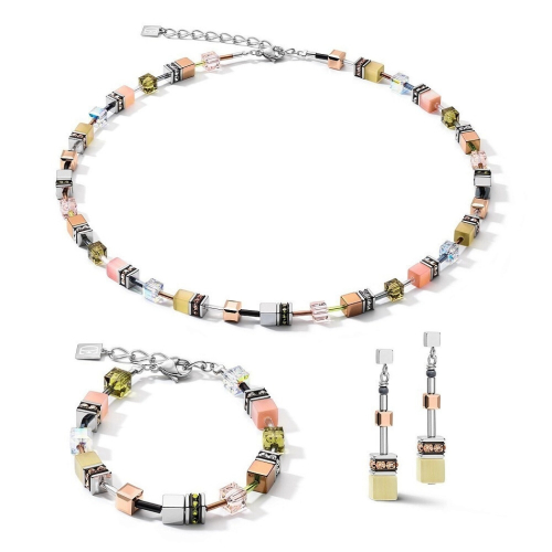 Фото Серьги Olive-Peach Coeur de Lion 5012/21-0922