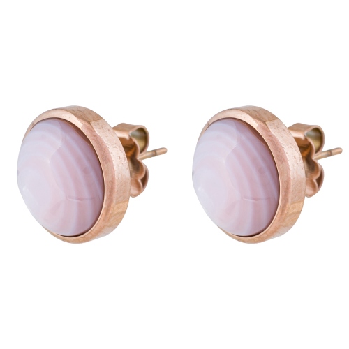 Фото Пусеты Сфера SHELL ROSE Art Deco Fiore Luna AE02913-3 R/RG